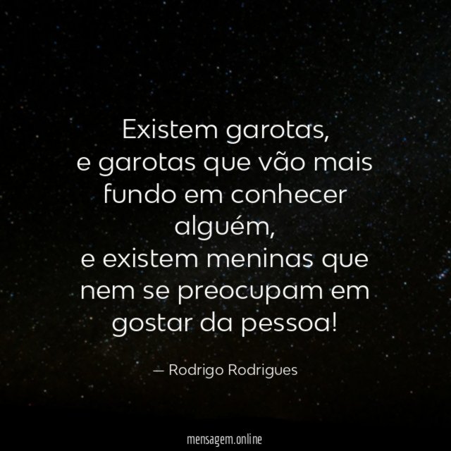 Existem garotas