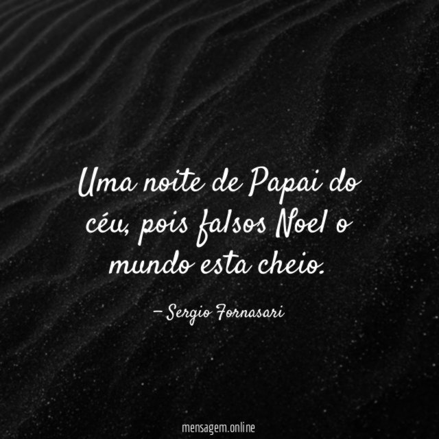 Uma noite de Papai do céu