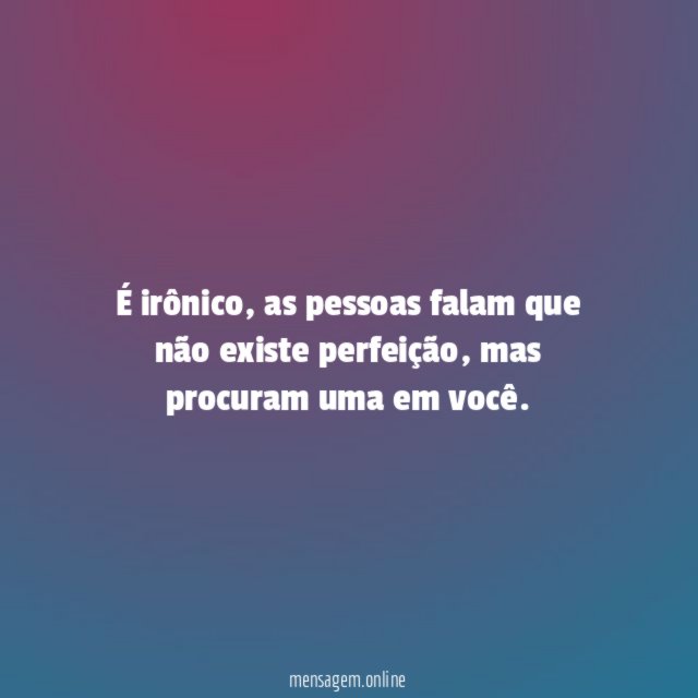 É irônico