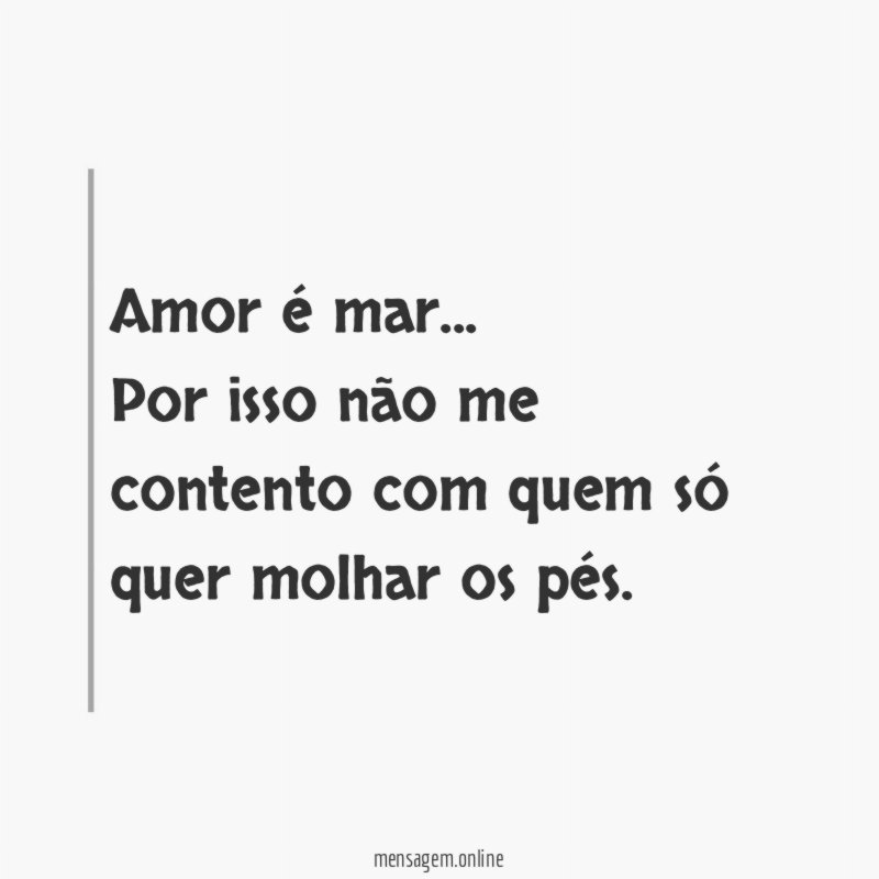 Amor é mar