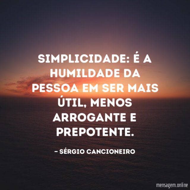 Simplicidade