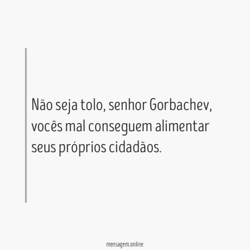 Não seja tolo