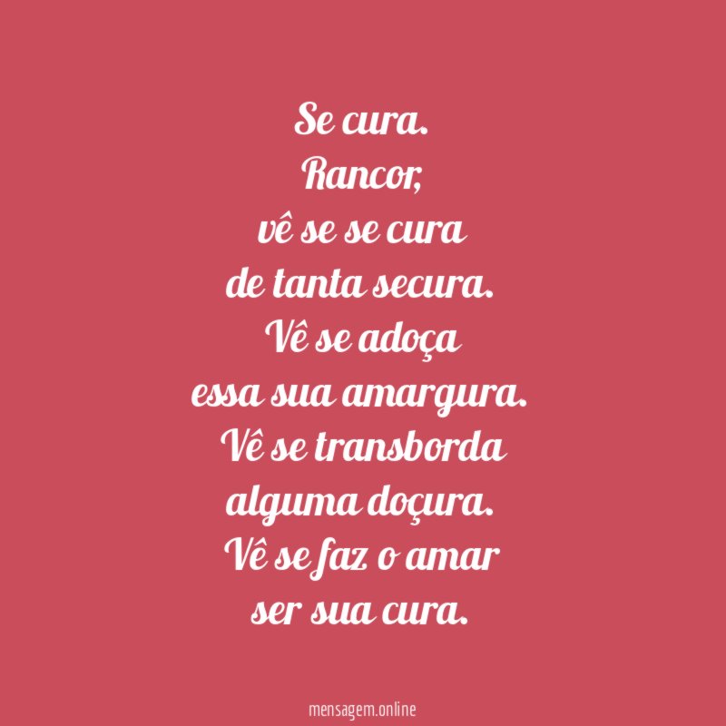 Se cura.