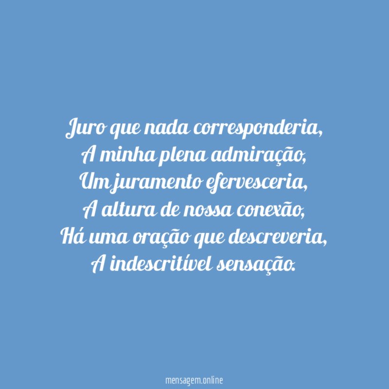 Juro que nada corresponderia