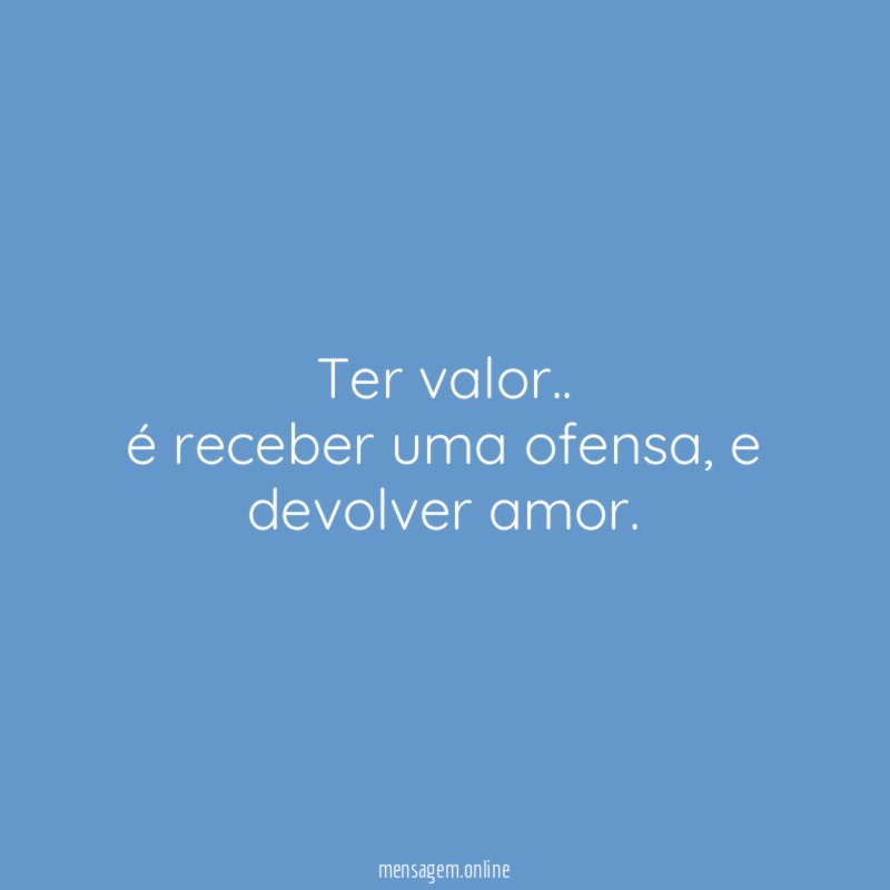 Ter valor