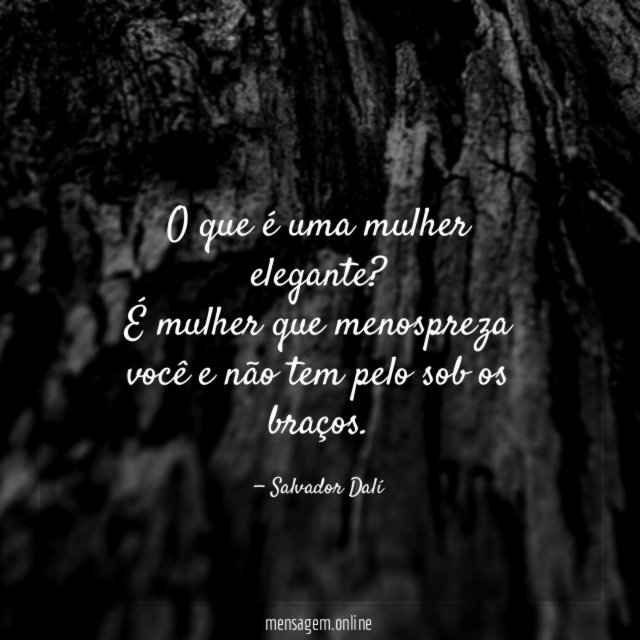 O que é uma mulher elegante
