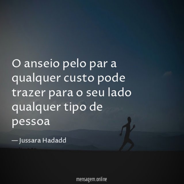 O anseio pelo par a qualquer custo pode