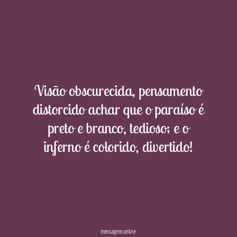 Visão obscurecida