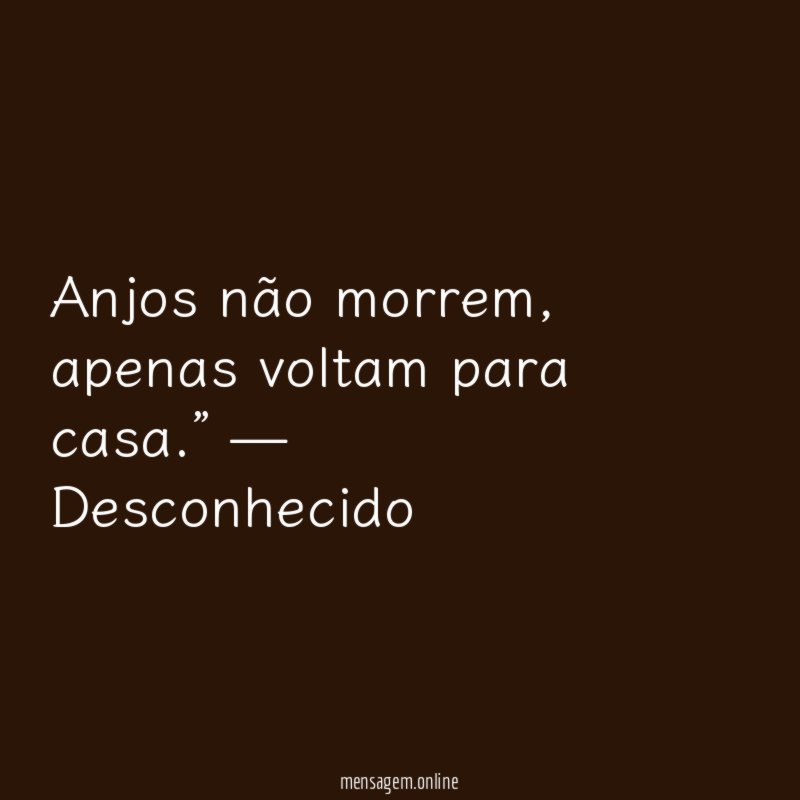 Anjos não morrem