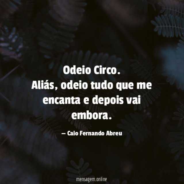 Odeio Circo