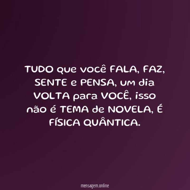 TUDO que você FALA