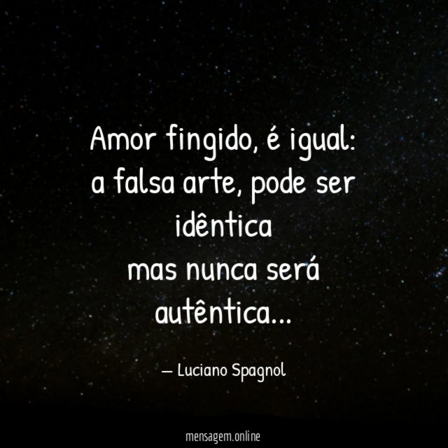 Amor fingido