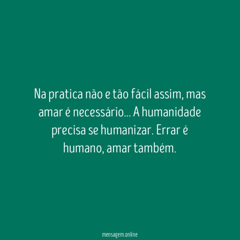 Na pratica não e tão fácil assim