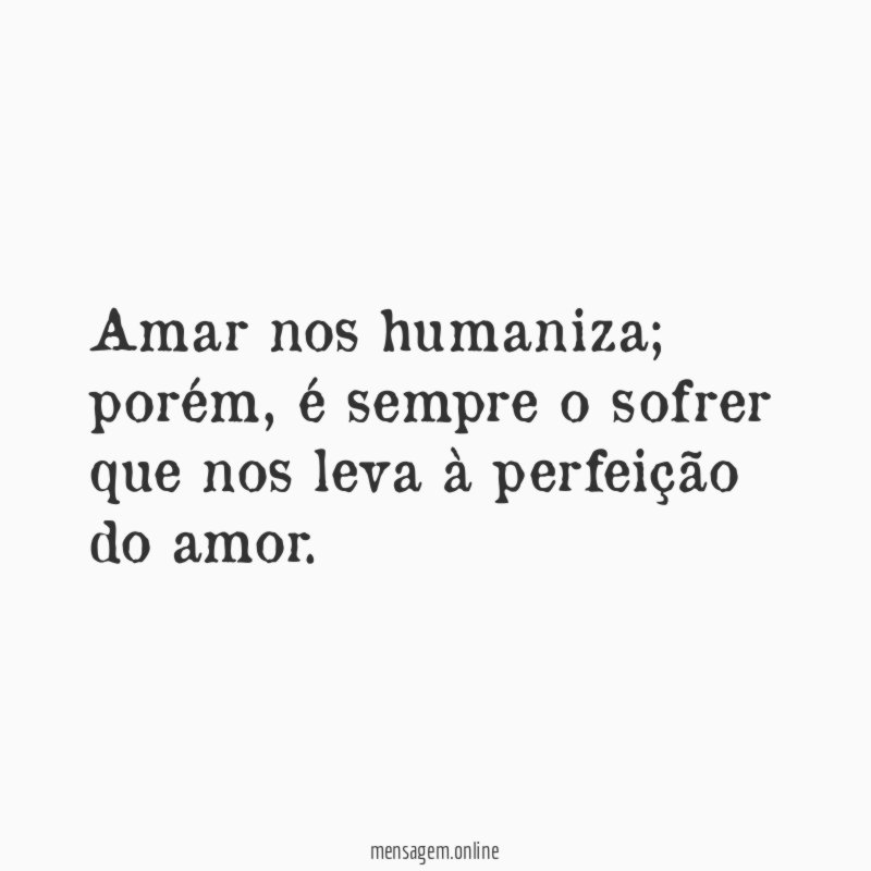 Amar nos humaniza