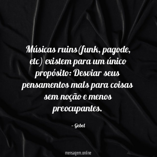 Músicas ruins(funk