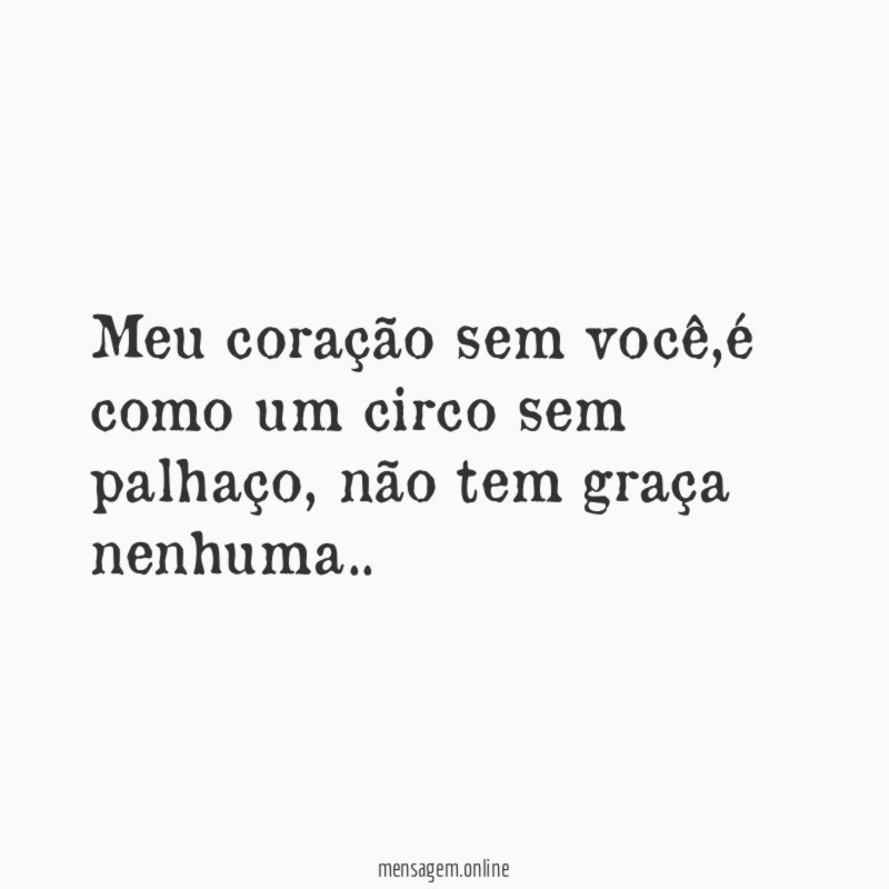Meu coração sem você