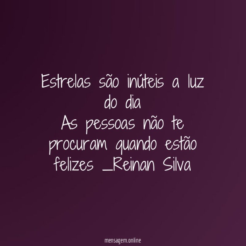 Estrelas são inúteis a luz do dia As pessoas