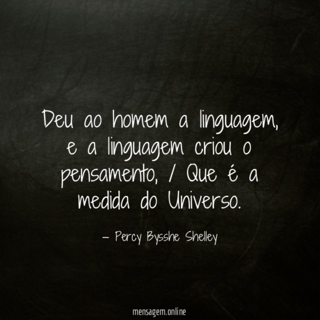Deu ao homem a linguagem