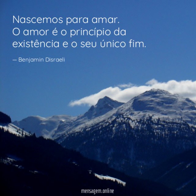 Nascemos para amar