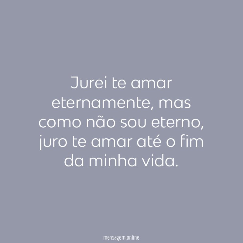Jurei te amar eternamente