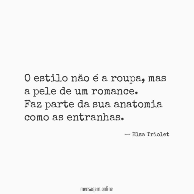 O estilo não é a roupa