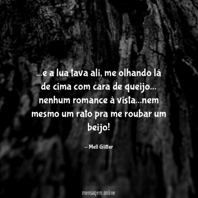 e a lua tava ali