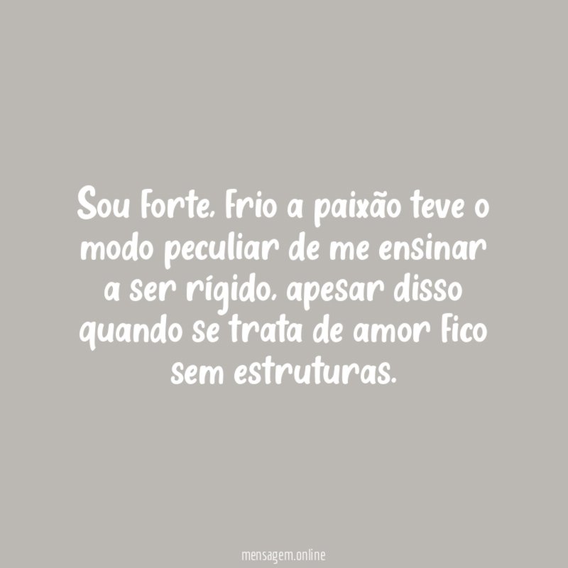 Sou forte