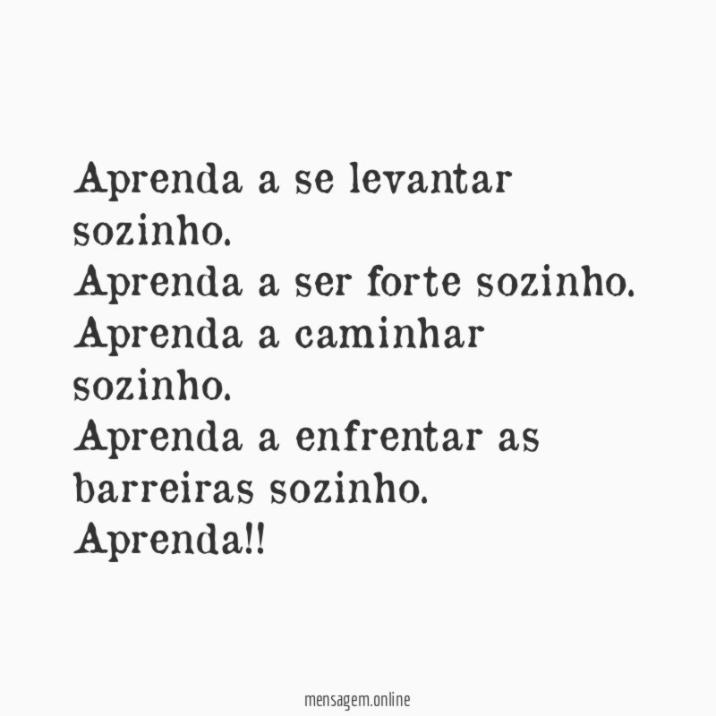 Aprenda a se levantar sozinho