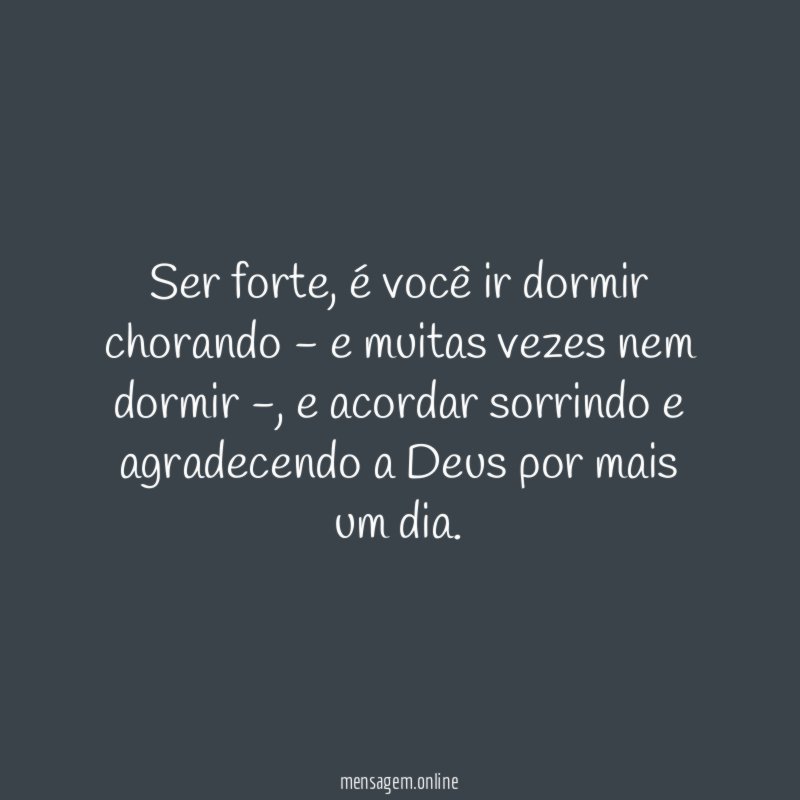 Ser forte