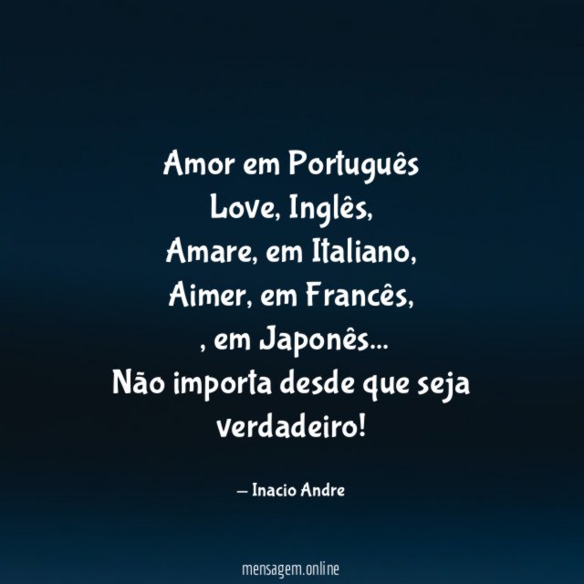 Amor em Português Love