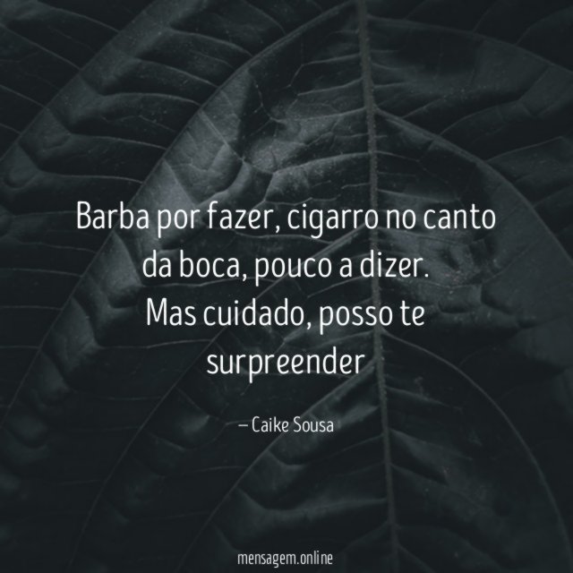 Barba por fazer