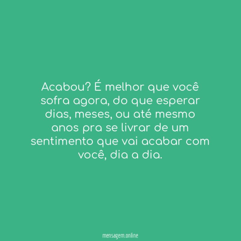 Acabou