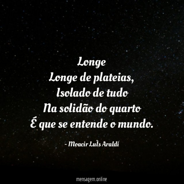 Longe Longe de plateias