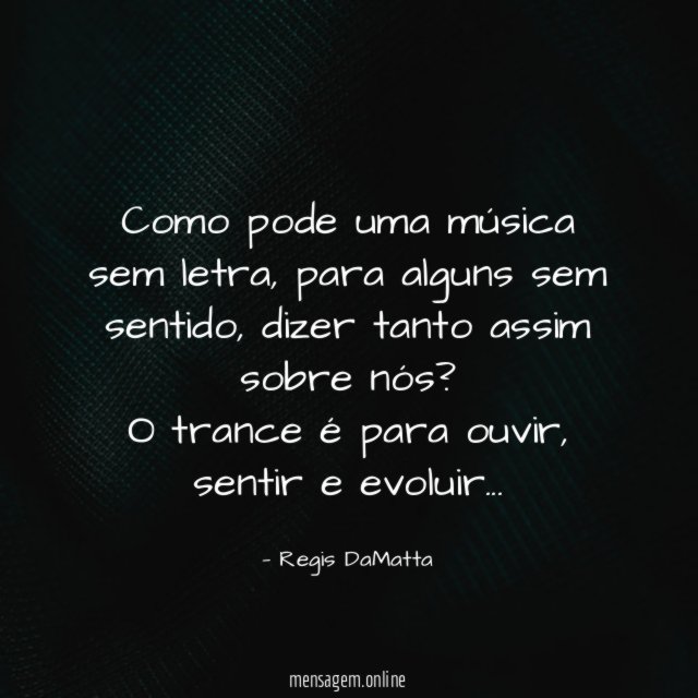 Como pode uma música sem letra