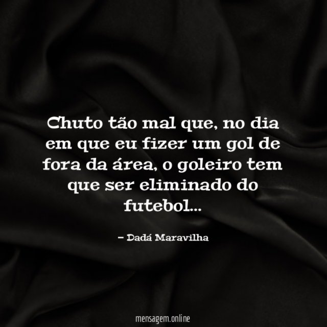 Chuto tão mal que