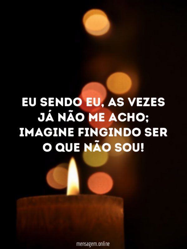 Eu sendo eu