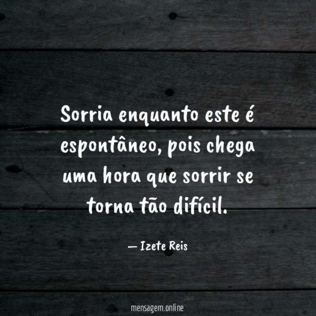 Sorria enquanto este é espontâneo