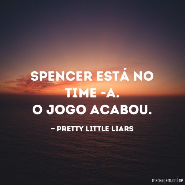 Spencer está no time -A