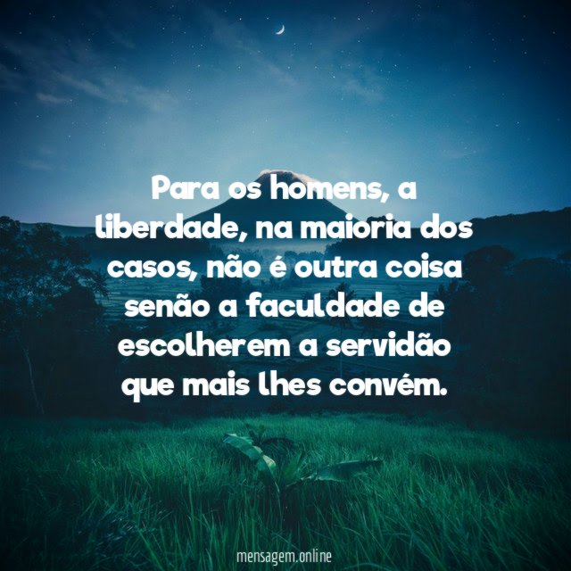Para os homens