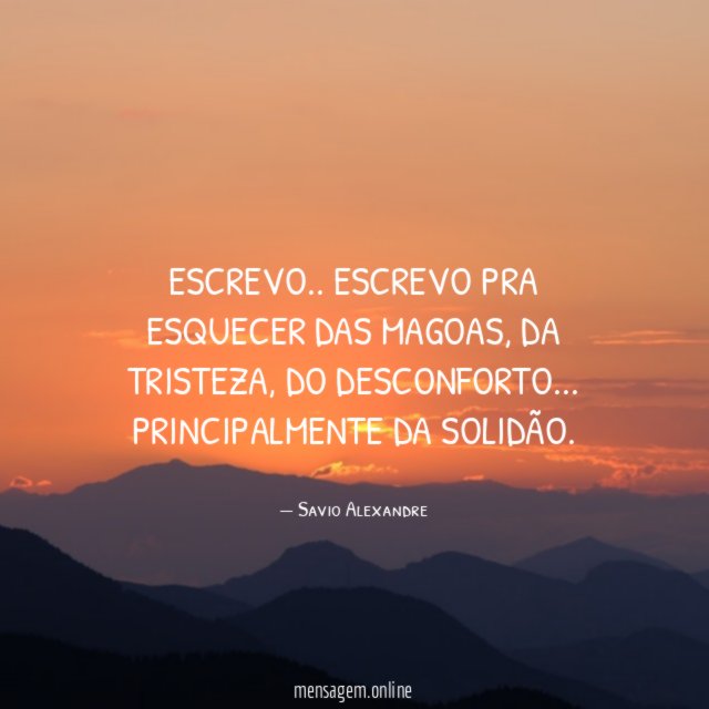 Escrevo