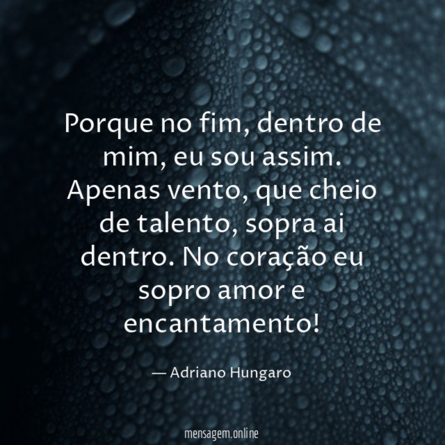 Porque no fim