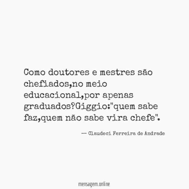 Como doutores e mestres são chefiados