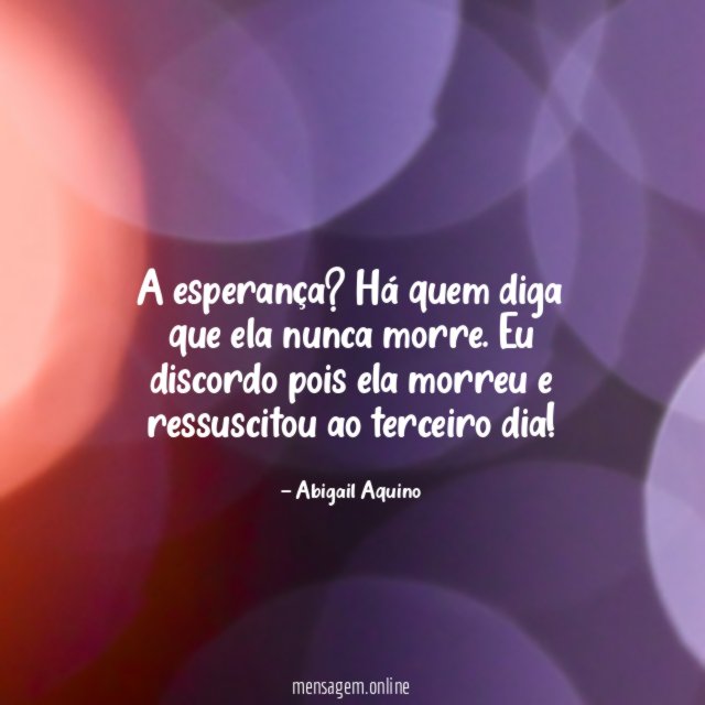 A esperança