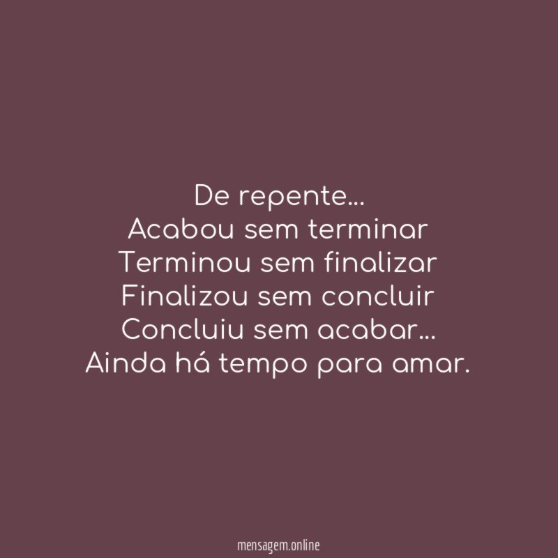 De repente