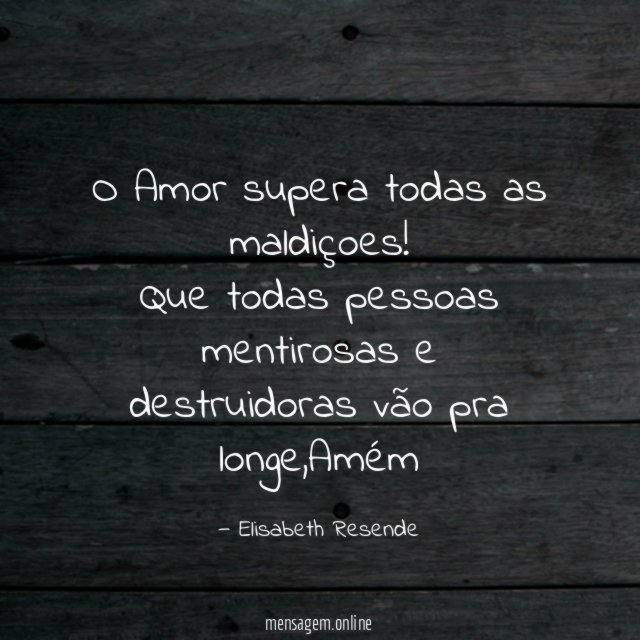 O Amor supera todas as maldiçoes