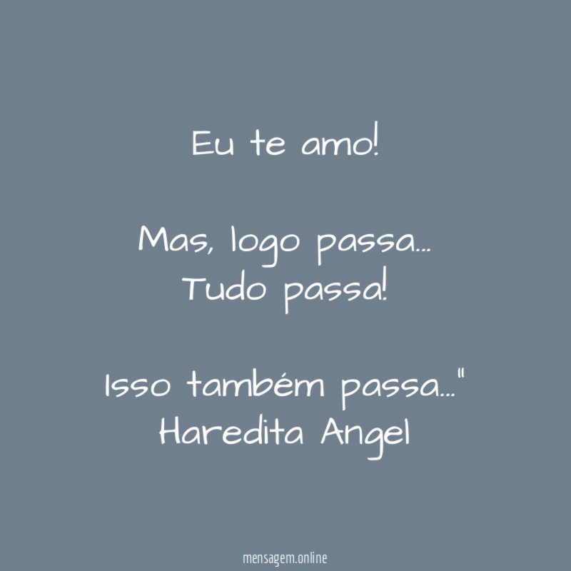 Eu te amo
