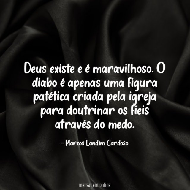 Deus existe e é maravilhoso