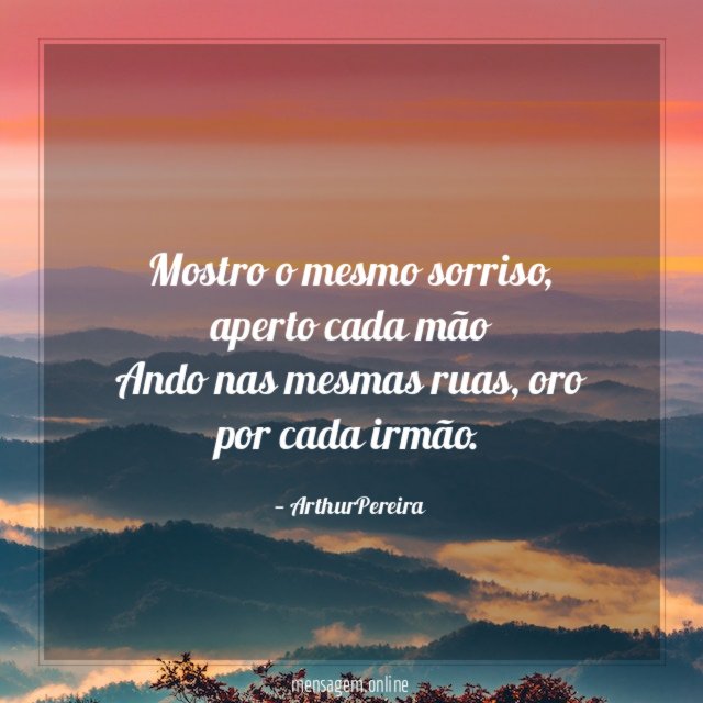 Mostro o mesmo sorriso