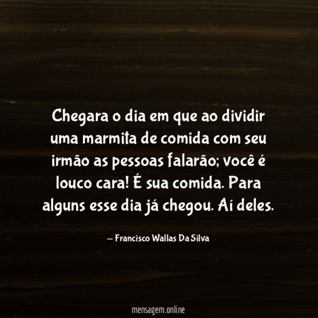 Chegara o dia em que ao dividir uma