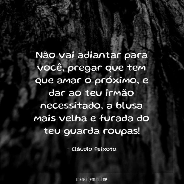 Não vai adiantar para você